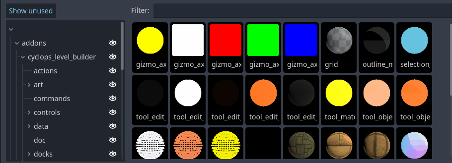 Filtering materials