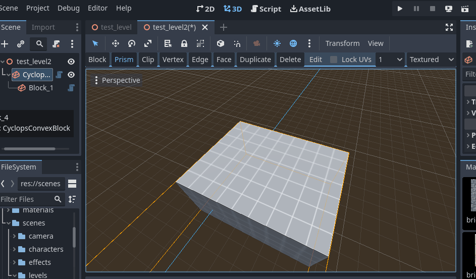 Create prism