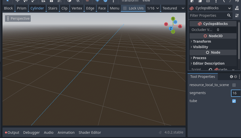 Create tube